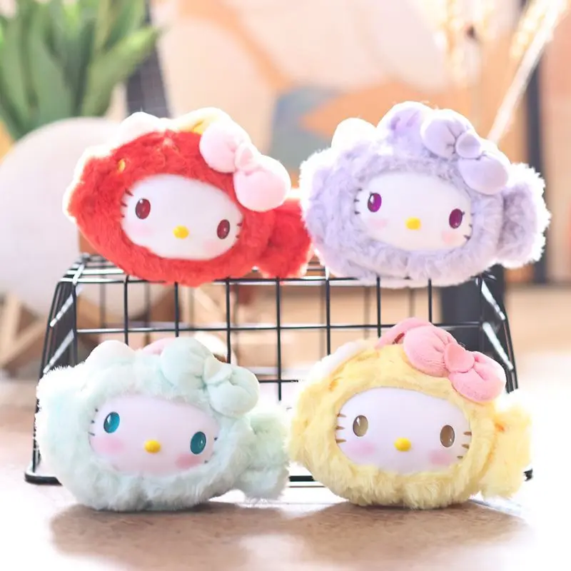 Nieuwe Cartoon voor Hello Kitty Poppen Pluche Sleutelhanger Speelgoed Kawaii Anime Speelgoed Rugzak Hanger Kinderen Verjaardag Kerstcadeaus