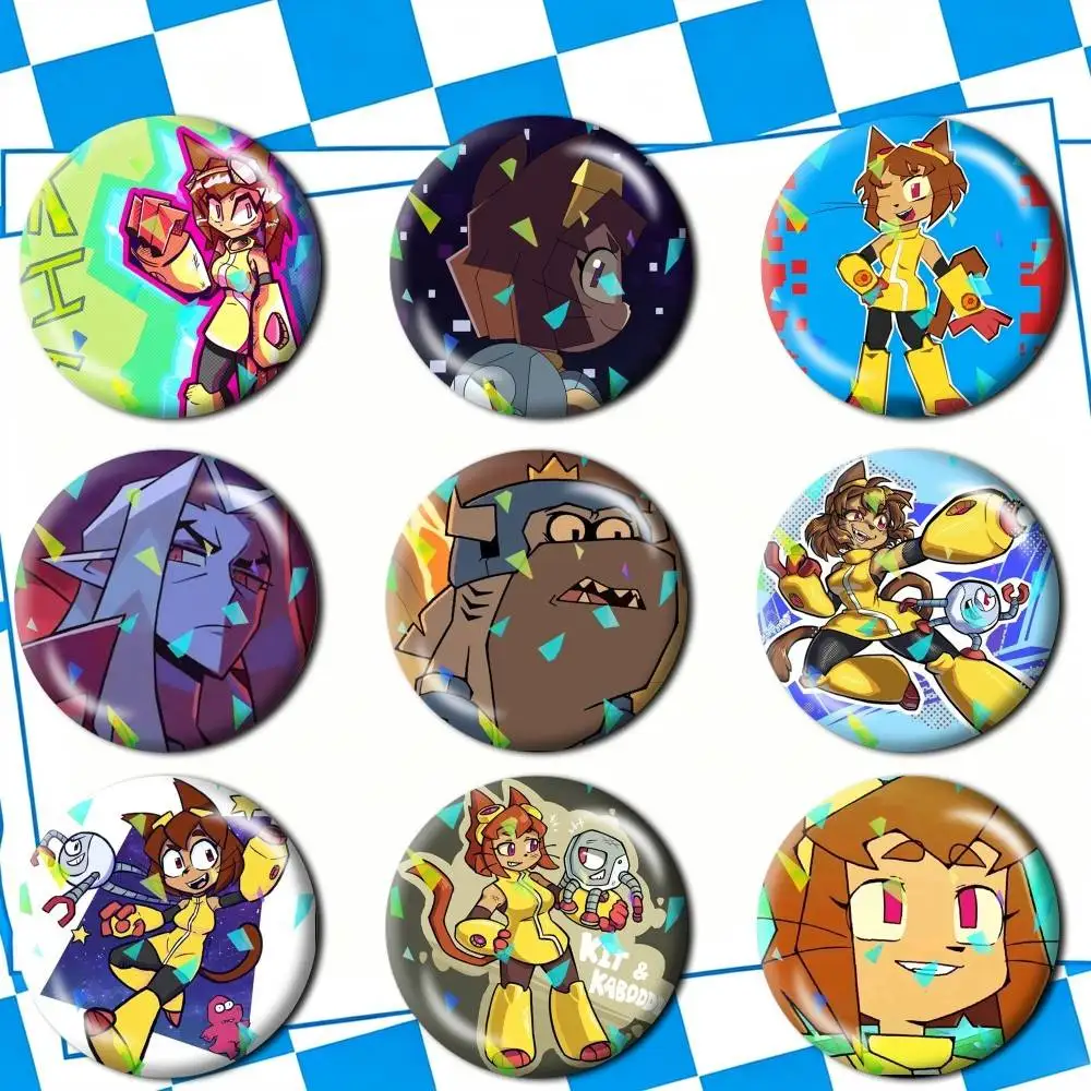 NEW Cartoon K-Kit G-Gameoverse Brooches Badge Pins Backpack Hat Accessories Friend Gift Creative Accessories