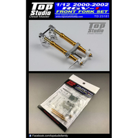 Top Studio TD23181 1/12 00-02(XR89) RGV-r Front Fork Detail-up Set Model Car Motorcycles Modifications Hand Made Model Set