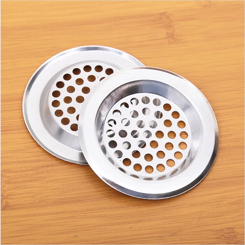 Kitchen Sink Filter Stainless Steel Mesh Garbage Drain Cover Bathroom Hair Filter High Quality Clog-Free Sink Filter Colanders