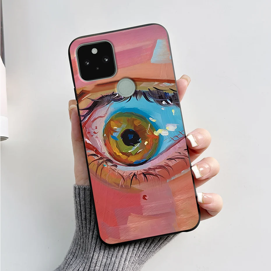 Etui z kreskówek dla Google Pixel 5A 5G Silicone Soft Back Cover Etui na telefon dla Google Pixel 5A 5 XL 5XL Pixel5 A Capa Funda Coque