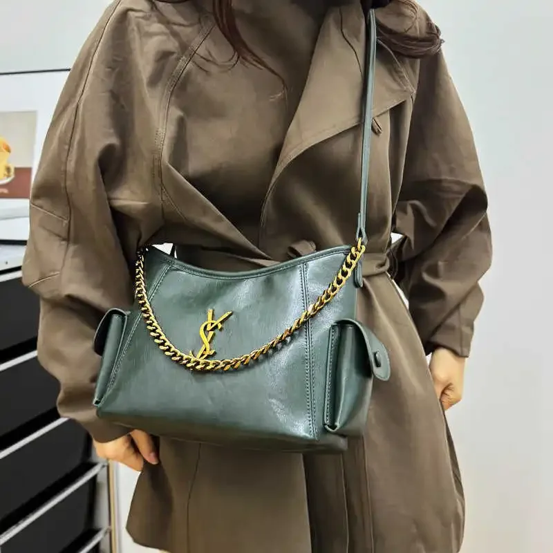 

2025 Trendy Crossbody Bags for Women Anti-Theft Lightweight Shoulder Bag with Chain Strap, Travel Essentials & Daily Use Purse
