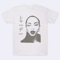 American Men Women Sade Japan Tour Cotton Short Sleeve T-Shirt Unisex Summer New Fashion Round Neck Retro Fashion Tee Top S