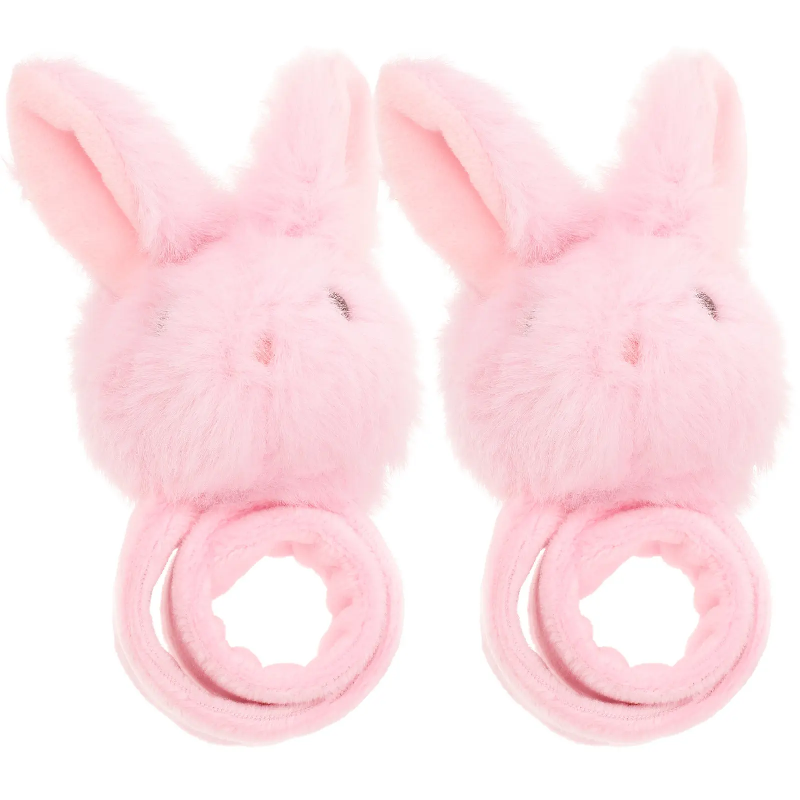 

2Pcs Rabbit Shape Animal Slap Bracelet Soft Durable Snap Bracelet Fun Party Favors for Kids Gift Animal Slap Bracelets