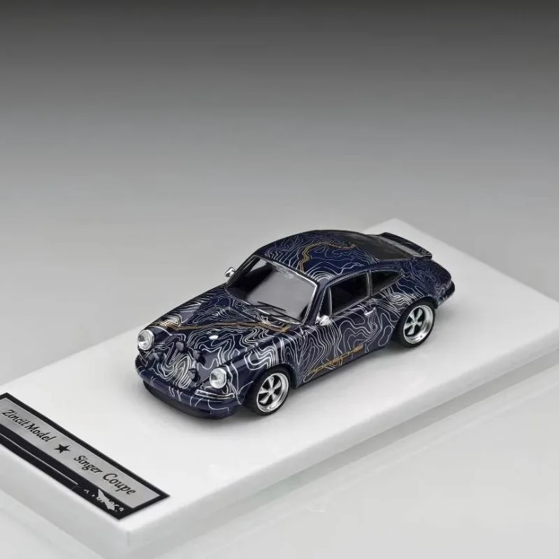 [In Stock] ZM 1/64 Diecast Alloy Singer Wide‑Body Car Model, Multiple Livery Static Collectible Vehicle With Display Base