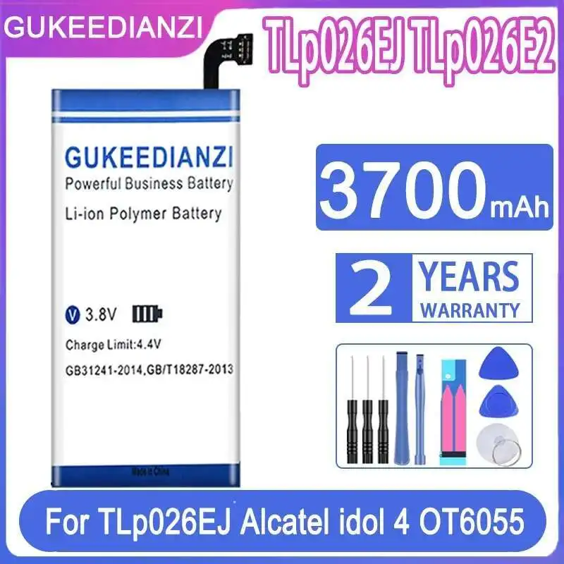 

High Performance TLP026E2 For Alcatel Idol 4 OT6055 6055H 6055Y 6055U 6055 6055K 6055B 3100Mah Mobile Phone Battery