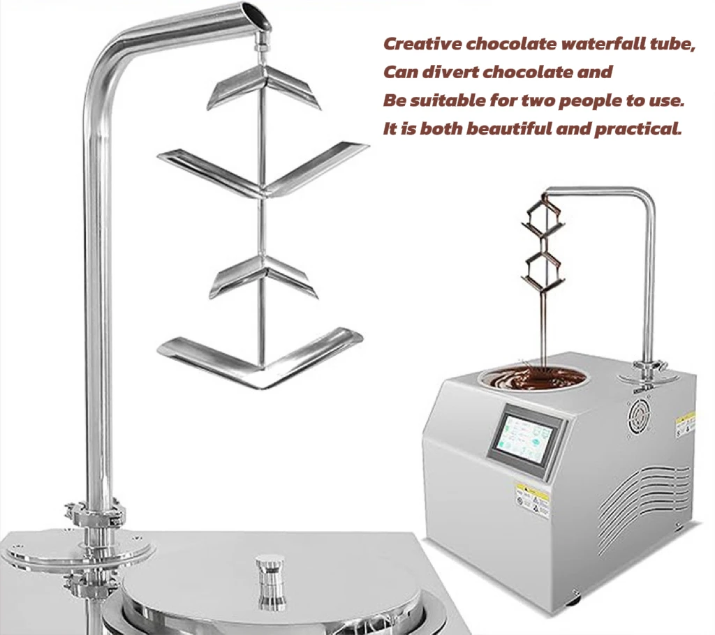 Commercial Automatic Chocolate Tempering Fountain Machine