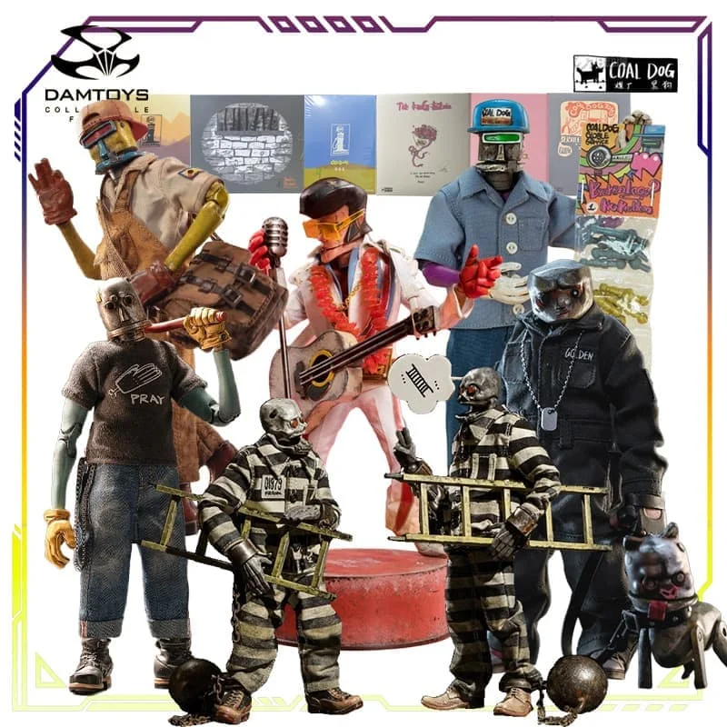 

DAMTOYS Original COALDOG Series Fugitive Gas Station D.G.S Action Figure Model Toys Collectible Model Ornaments Gifts for Boys