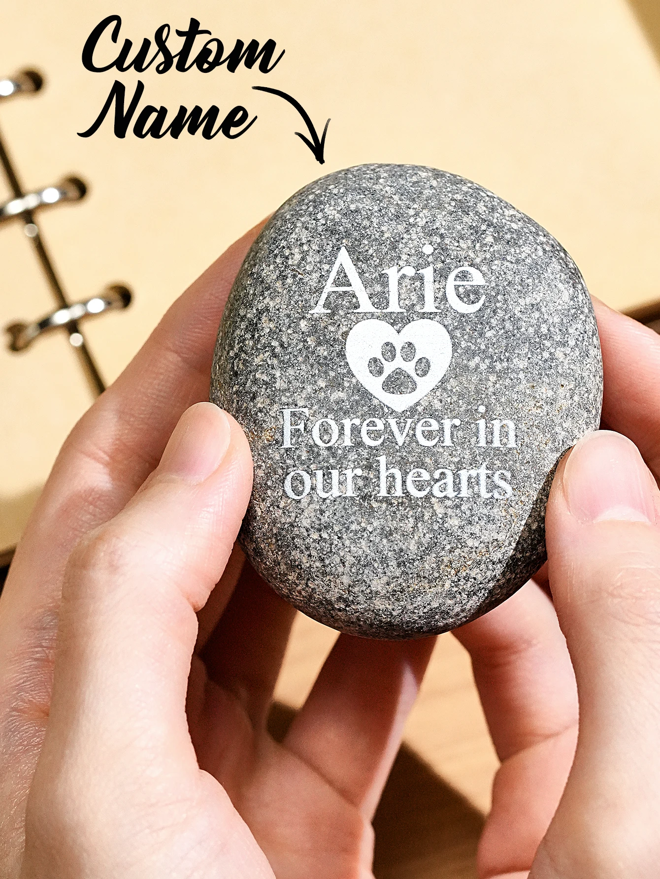 Piedra conmemorativa personalizada para mascotas, marcador de tumba para perros y gatos, guijarros de jardín grabados, regalo para pérdida de mascotas, lápida personalizada para cachorros