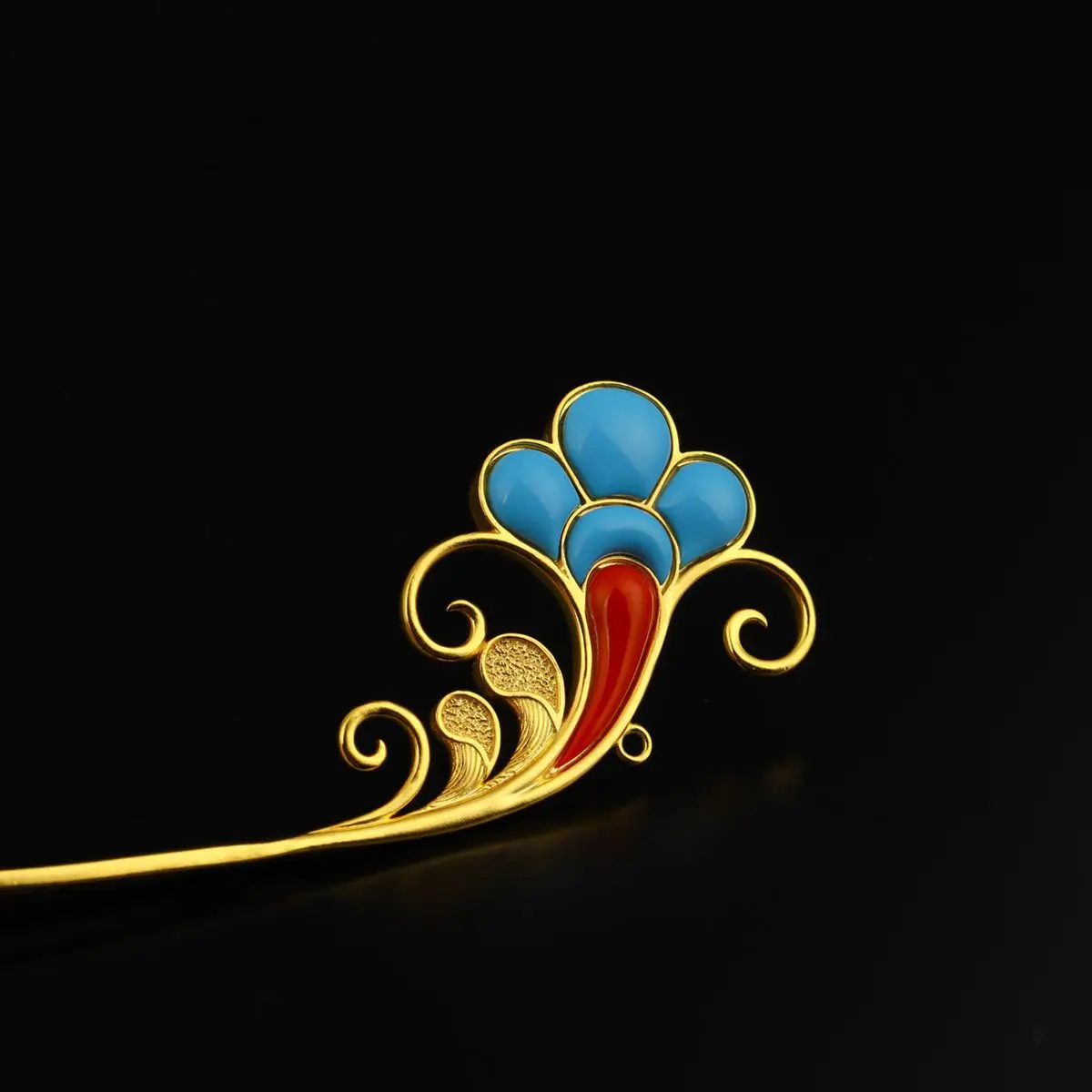 Advanced Sense Design Thangka Tang Style Hairpin Hair Accessories Tassel Hairpin Hanfu Antique Fairy Hairpin