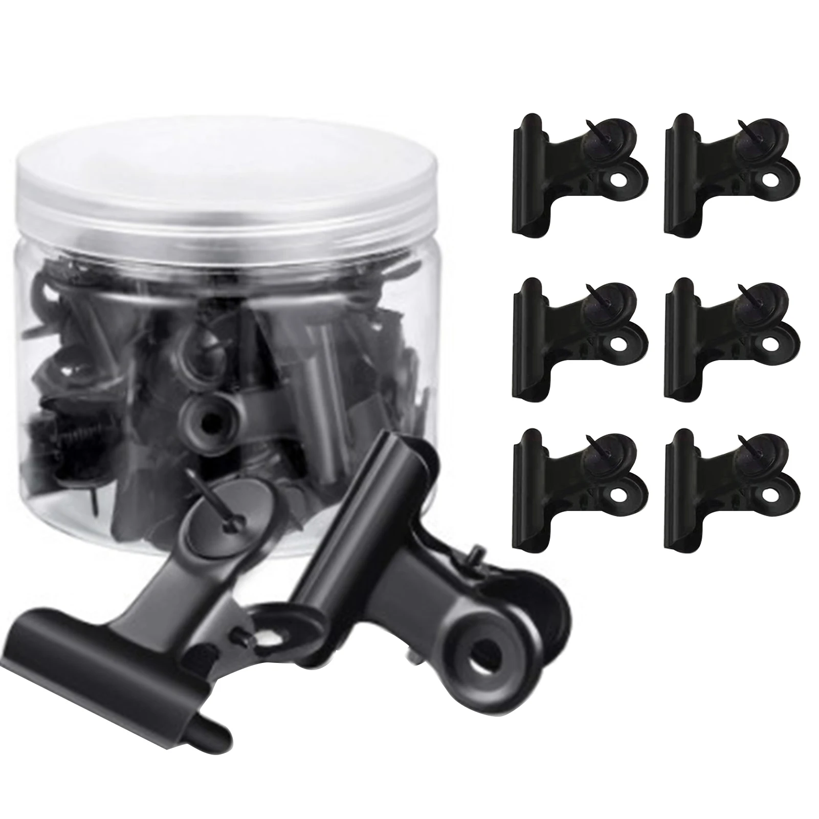 Thumbtack 30ชิ้นกระดาษโน๊ตกันเสียงโลหะสำหรับโรงเรียนใช้ในสำนักงานใช้ซ้ำได้