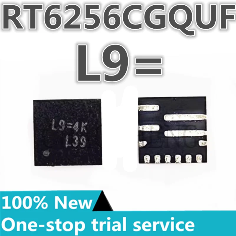 %New RT6258BGQUF RT6256BGQUF RT6256CGQUF RT6258CGQUF silk screen L8= L9= LE= LJ= UQFN-12 (3x3)8A synchronous buck converter