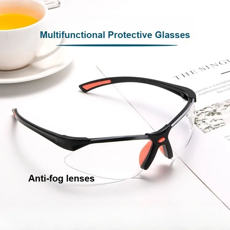 Transparent Protective Goggles for Outdoor Cycling Dustproof Glasses Welder Work Protection Security Spectacles Anti-splash
