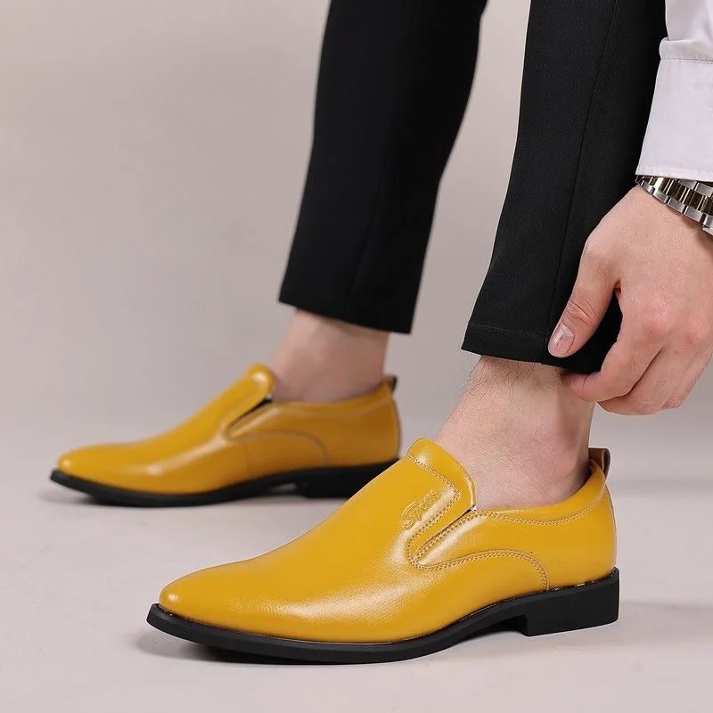 

Men's Leather Formal Shoes Wedding Shoes Oxfords Fashion Shoes Elegant Work Footwear Men Dress Shoes Zapatillas Hombre