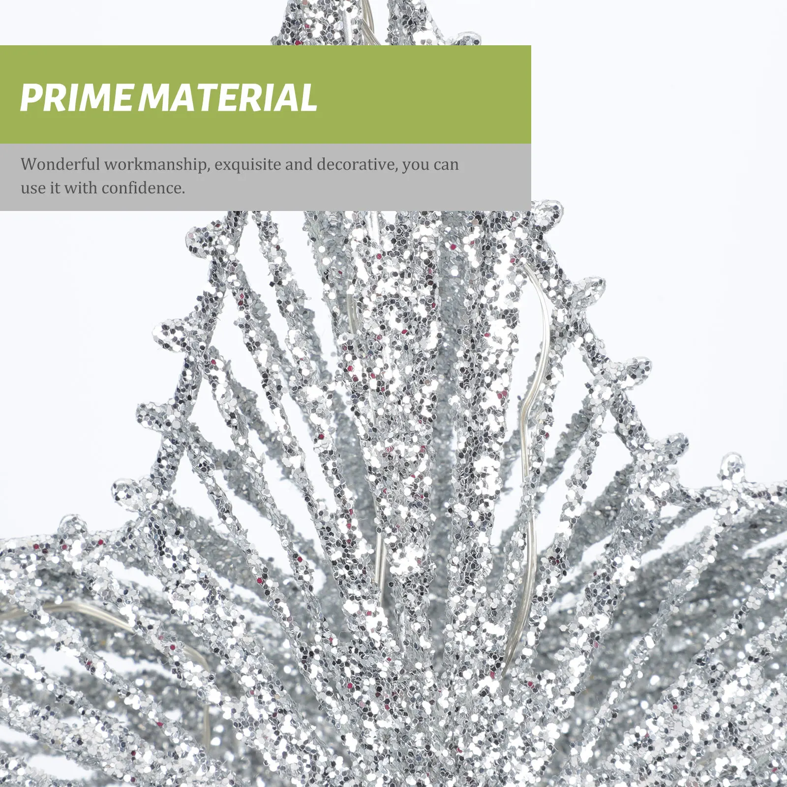 

1Pcs Christmas Treetop Star with Light String Five-Pointed Tree Decor for Holiday Festival Ornament Xmas Decoration