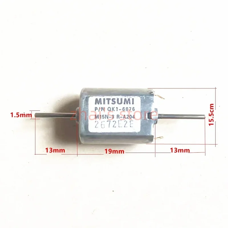 Micro moteur à courant continu Mitsumi série QK1, 12-24V, double arbre, utilisé pour le jouet ou le bricolage, 030, 10 pièces