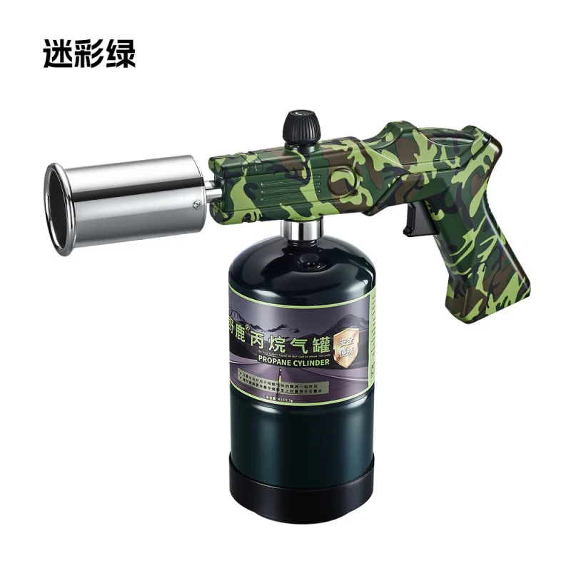 New outdoor large-diameter ignition garden tool for grilling and charcoal burning, handheld igniter