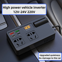 Car inverter 12V24V to 220V multi-function socket mobile phone charger 120W car power converter