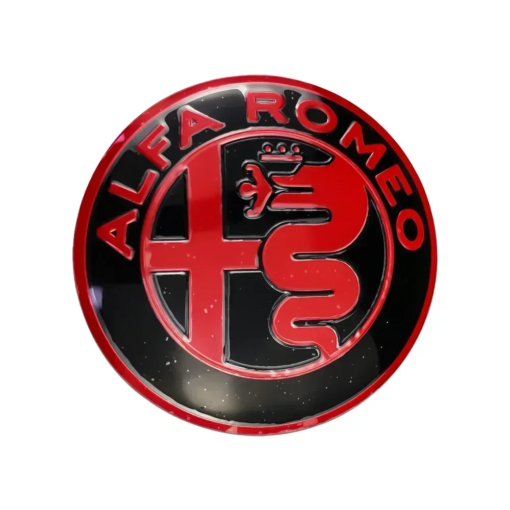 60mm/65mm Car Wheel Rim Tire Hubcap Sticker Decals for Alfa Romeo Giulia Giulietta 159 156 MITO Stelvio 147 Sportiva Accessories