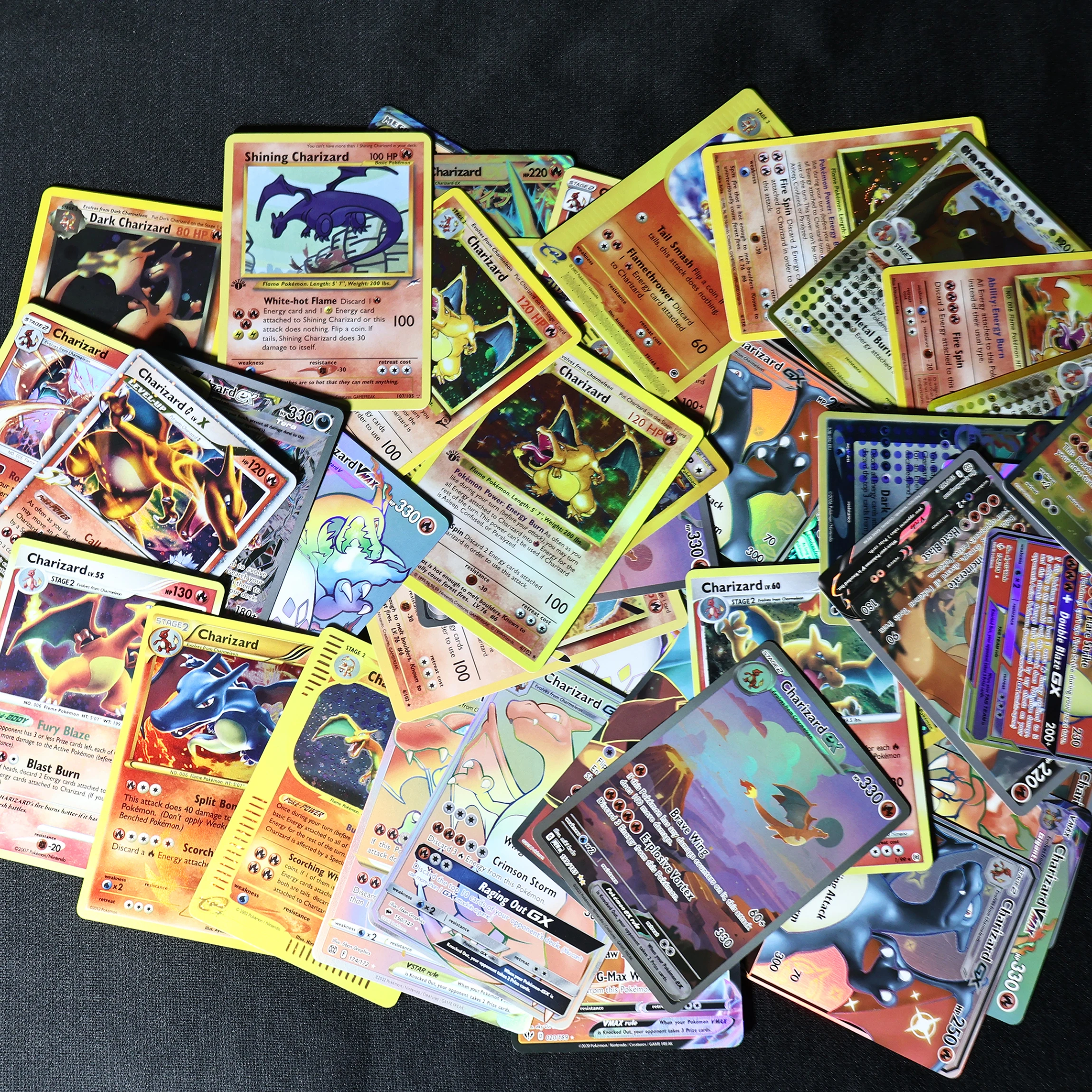 Proxy PKM High Quality Multiple Series Charizard Game Collection PTCG Proxy Cards.