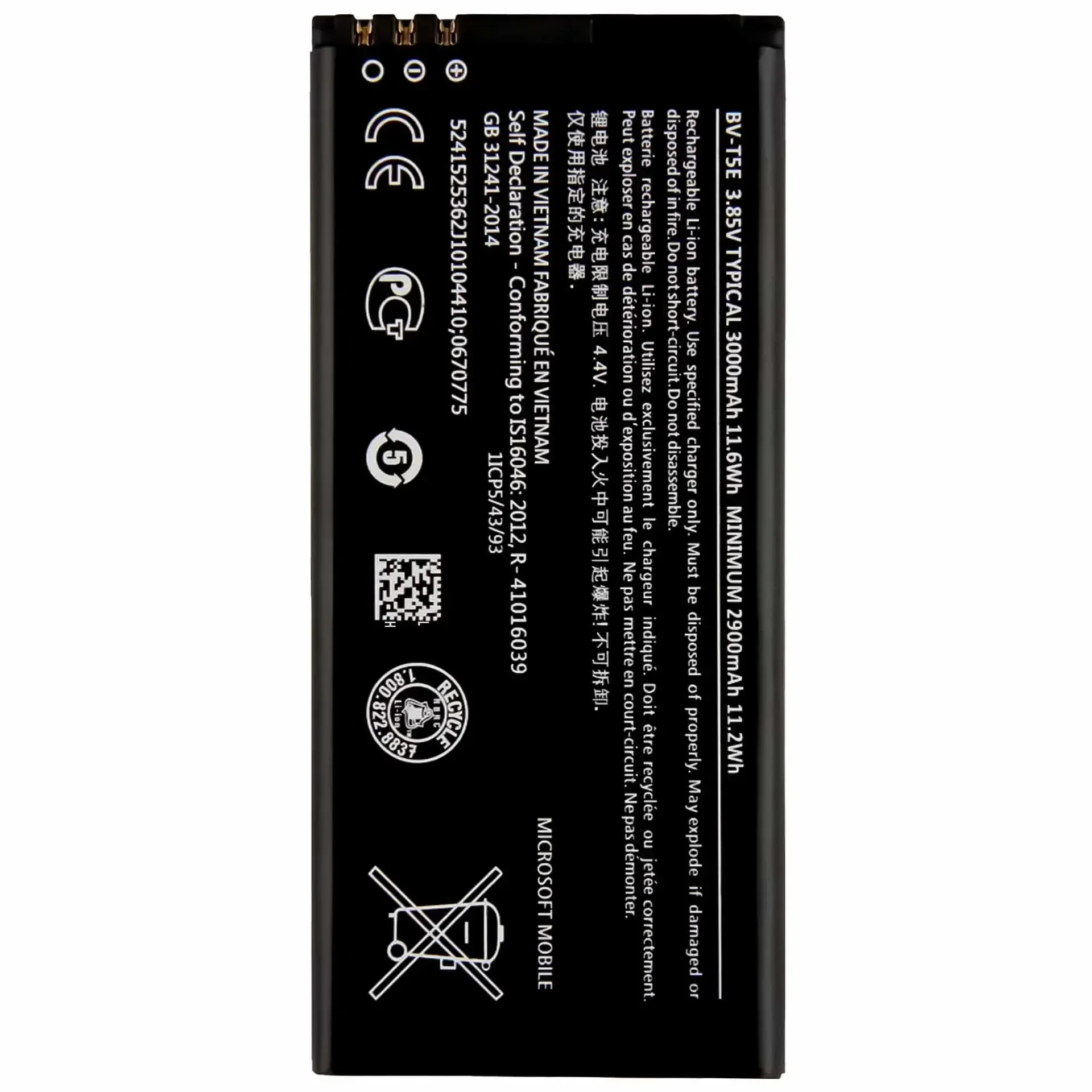 High Quality Replacement Battery For Nokia Lumia 950 BV-T5E Mobile Phone Large Capacity New Batteries