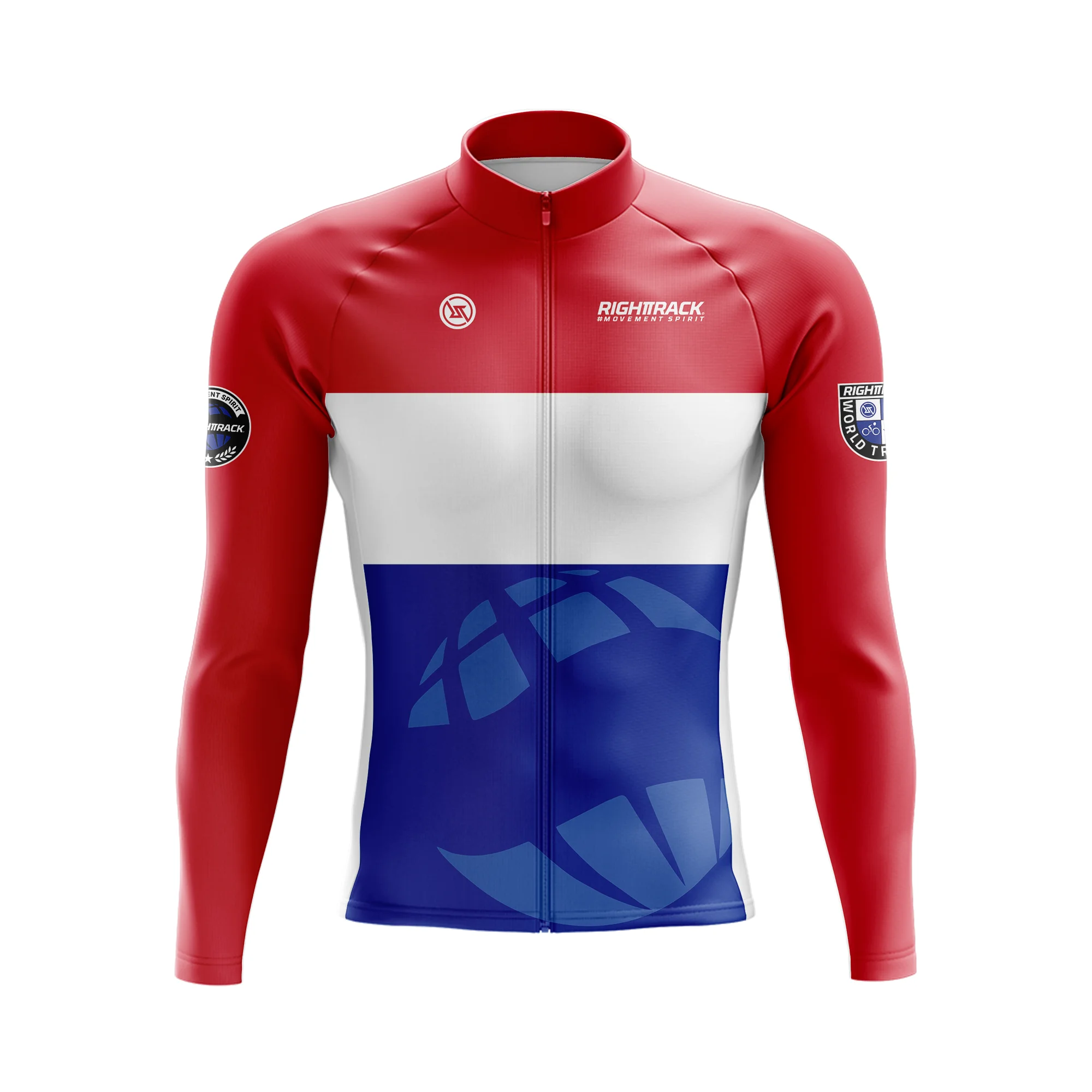 2024 Autumn Long Sleeve Cycling Jersey Unisex Colorful Thin Mesh Sun Protection Bicycle Clothes RIGHTTRACK Road Bike Apparel