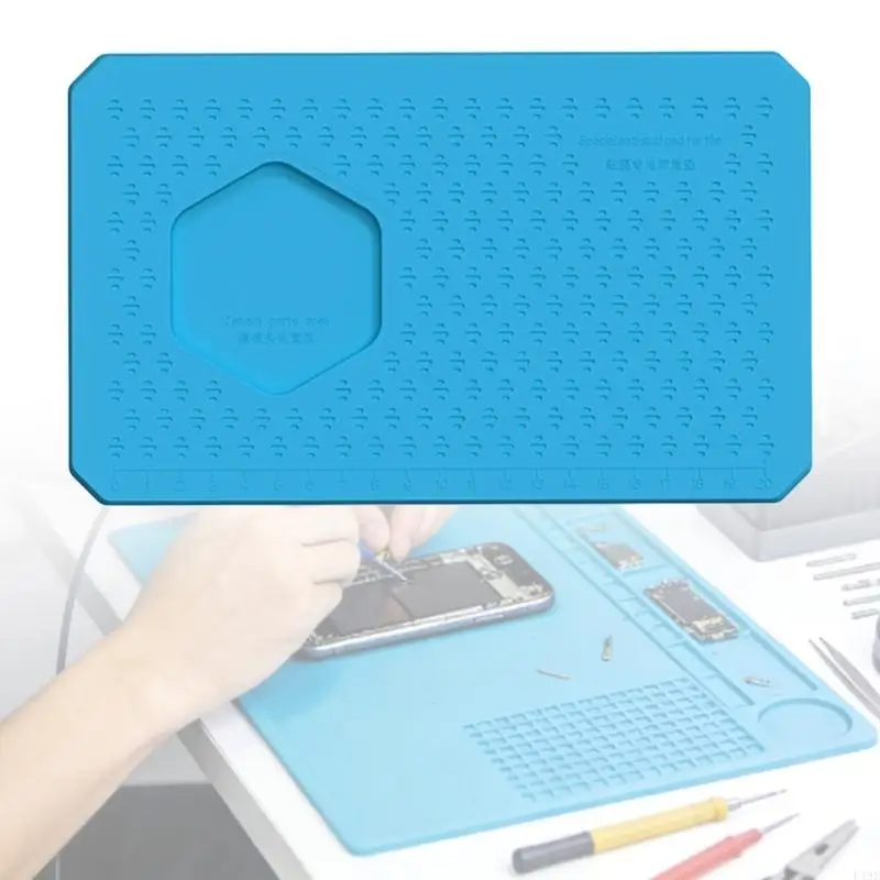 Nonslip High Grip Silicone Mats Suitable For Phone Repair Tools Cellphone Fixing & Screen Protectors Application 22X13Cm F19E