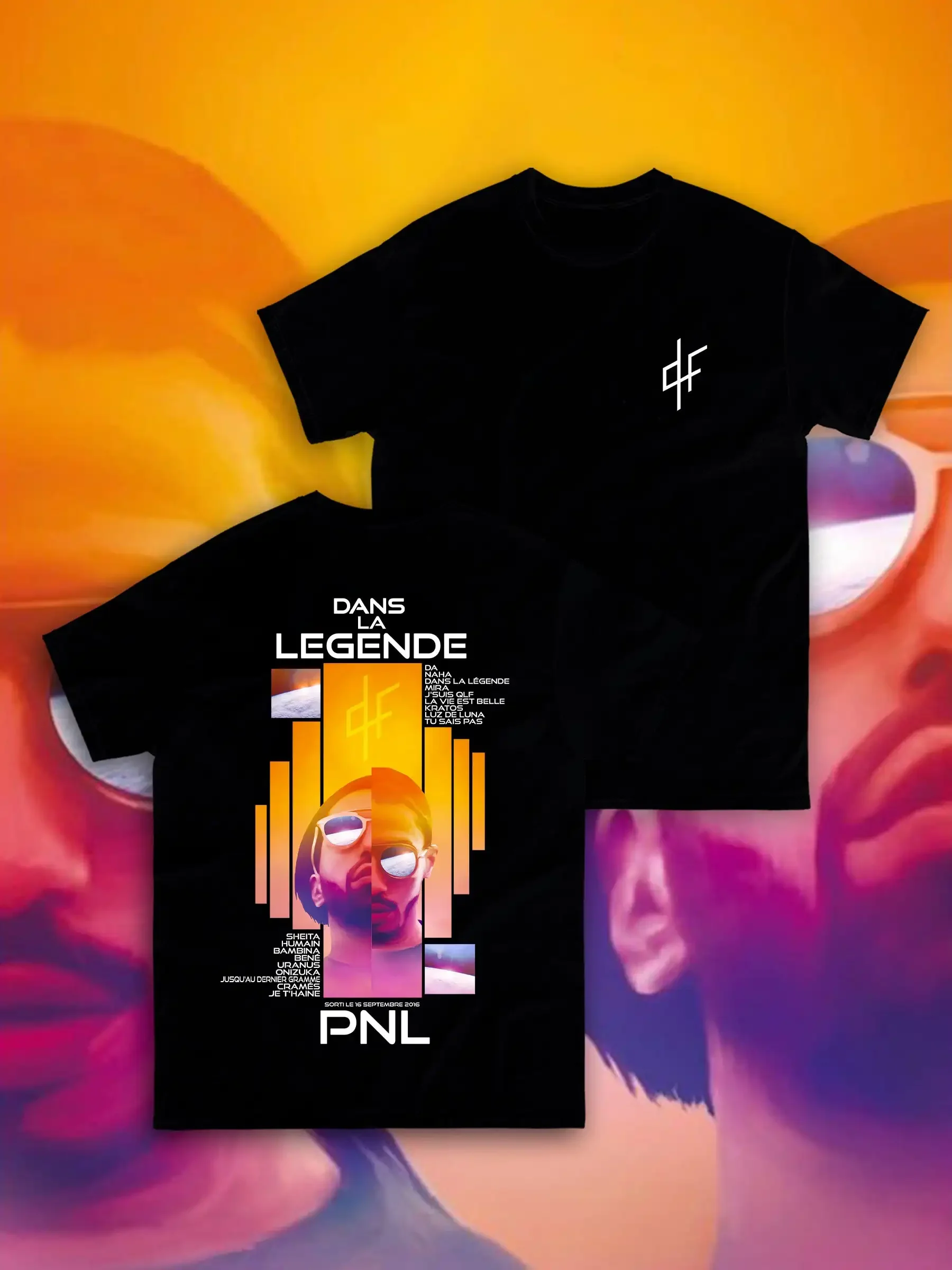 Le Monde Chico T Shirt PNL Album French Rapper Graphic Print T-shirt Men Women Hip Hop Fashion Short Sleeve Tee Shirt Streetwear image 3