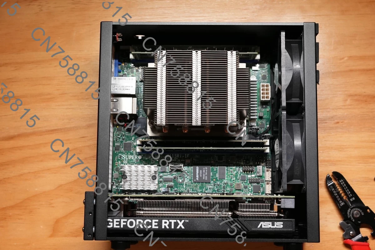 

[Spot] Built-in power chassis 4060 knife card 4.1L LP-P2mini chassis cnc all-aluminum DC power supply