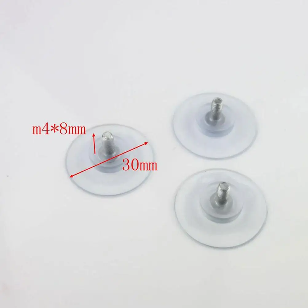 6 Pcs Suction Cups PVC Strong Rubber Base Glass Work Suction Cups Sucker Hanger Desk Anti Collision HomeDecoration Holiday