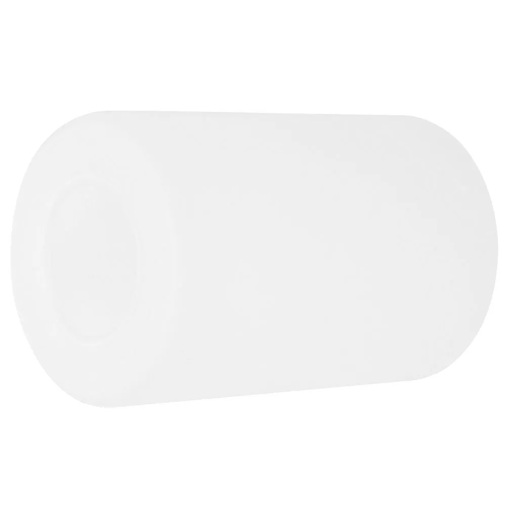 

Молочно-белый стеклянный цилиндрический абажур с матовым дизайном, цоколь E27, для гостиной, спальни, столовой, теплое уютное освещение