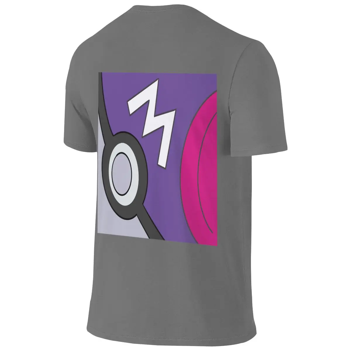 Master Ball Shopping Reversible T-shirtUrban Minimalist Anti-Static Short Sleeve