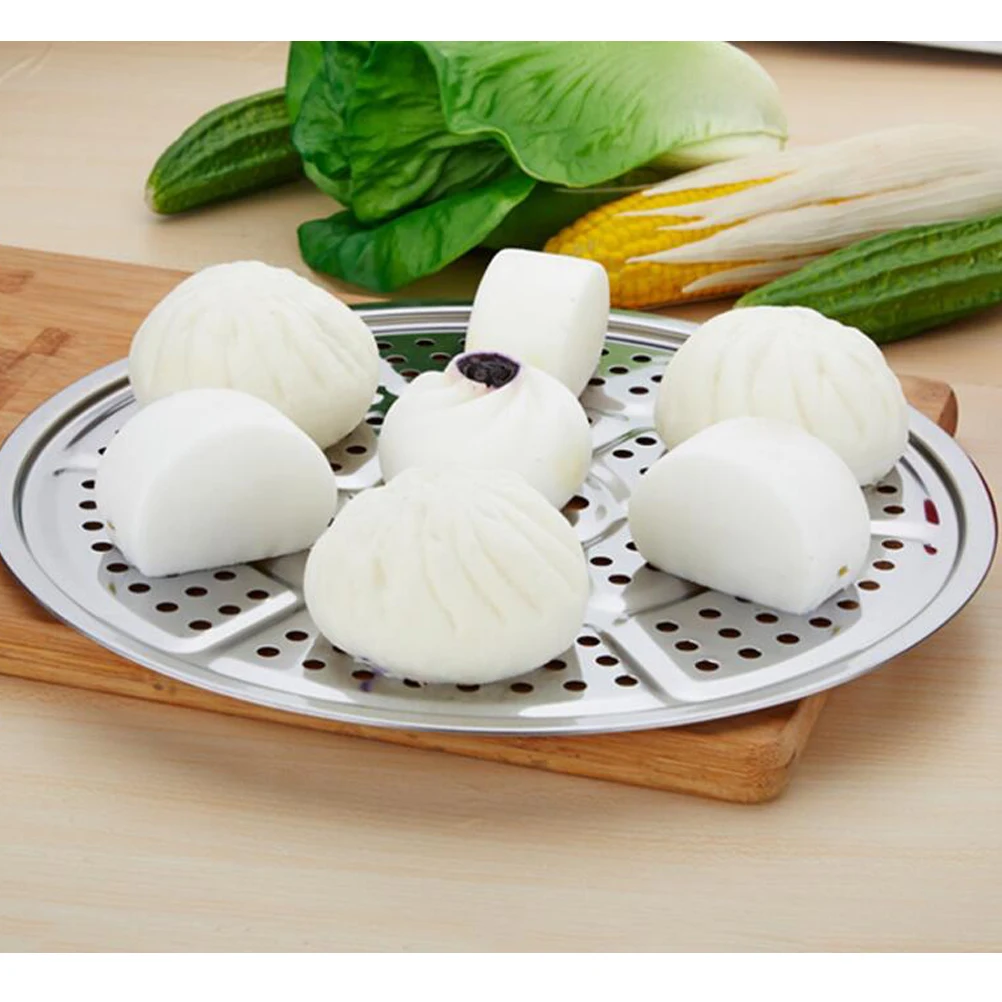 

Stainless Steel Canning Rack for Steamer Pressure Cooker Soup Pot Rust Resistant Easy Clean St Size Round Holes