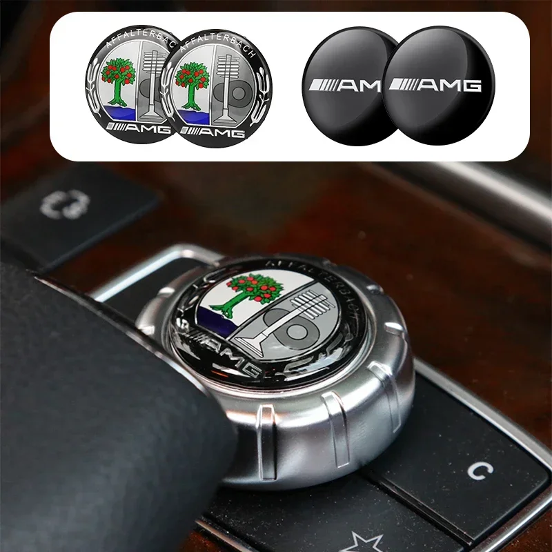 

Накладка на кнопку мультимедиа центральной консоли 29 мм для Mercedes-Benz AMG GLC C CLA GLA W205 W211 W213 W212 W204