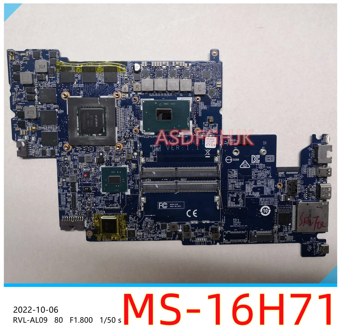 

Original MS-16H71 FOR MSI MS-16H7 GS60 WS60 GS62 WS62 LAPTOP MOTHERBOARD WITH I7-6700HQ CPU AND GTX970M TESE OK