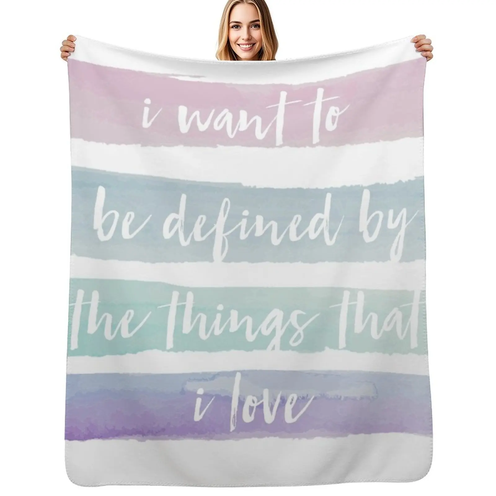 daylight quote Throw Blanket Soft Warm Blanket Gift for Men Women Adults
