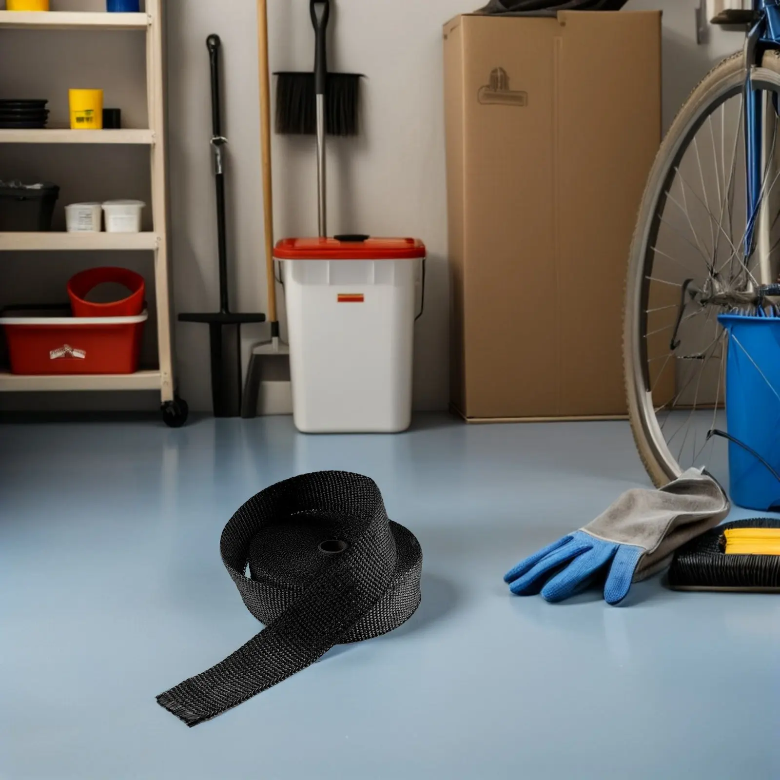 

10Pcs Exhaust Heat Wrap Roll High Temperature Resistant Fiberglass Tape for Motorcycle Automotive Heat Shield Titanium Exhaust