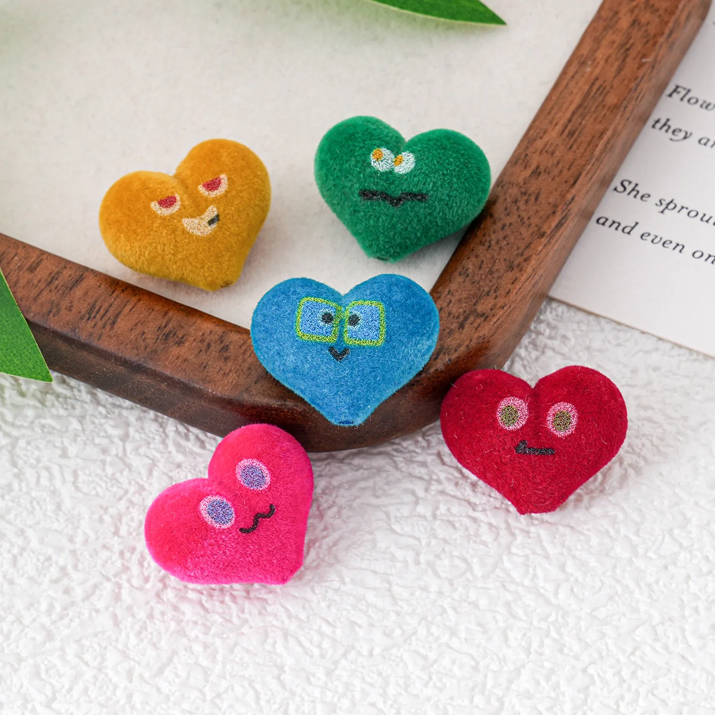 20 قطعة/الوحدة 16 مللي متر القلب توافدوا الاكريليك الخرز لصنع المجوهرات فاصل فضفاض الحفرة الكبيرة الخرز سوار ذاتي الصنع إكسسوارات عقد #3