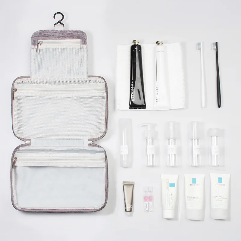 Travel wash cationic dry and wet separation bag Waterproof makeup bag skincare storage bag