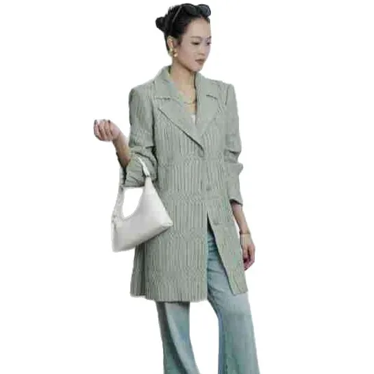 Miyake Pleated 2025 Autumn and Winter Heavy Hand Pleated Cotton Loose Cotton Clothing Thin Pleated Warm Windbreaker Jacket Women