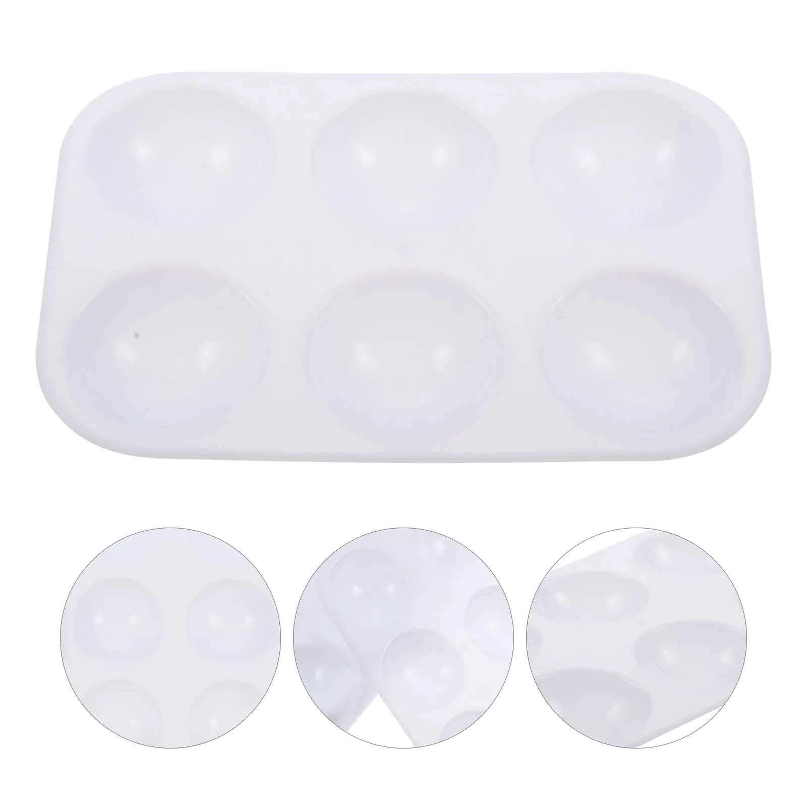

12pcs Plastic Watercolor Compact Mixing Trays Portable Art Supplies for Students Artists Lightweight Color Palette