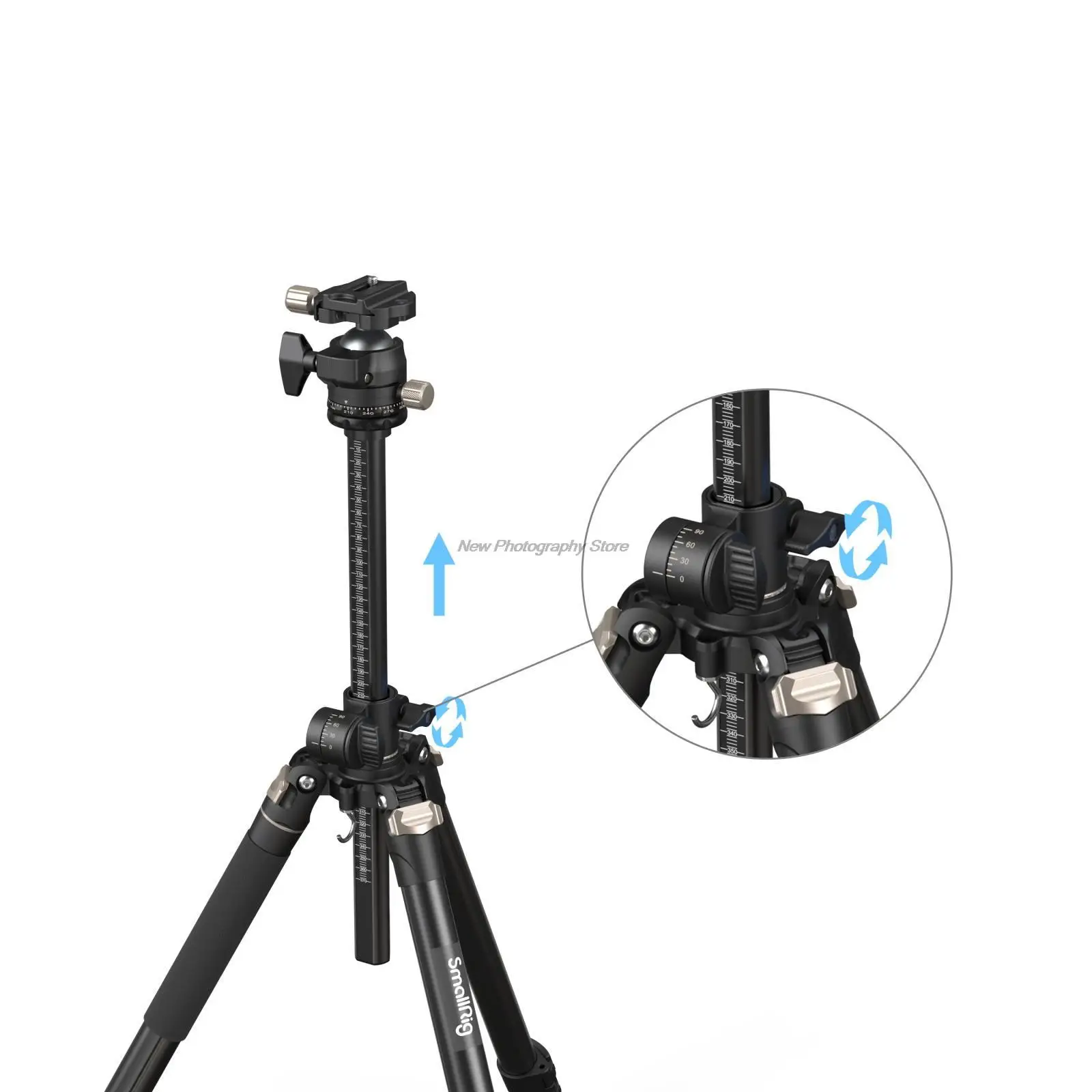 Imagem -03 - Smallrig Professional Lateral Center Column Tripod Stand para Câmera Video Studio Tripe para Iluminação Ct200 4288