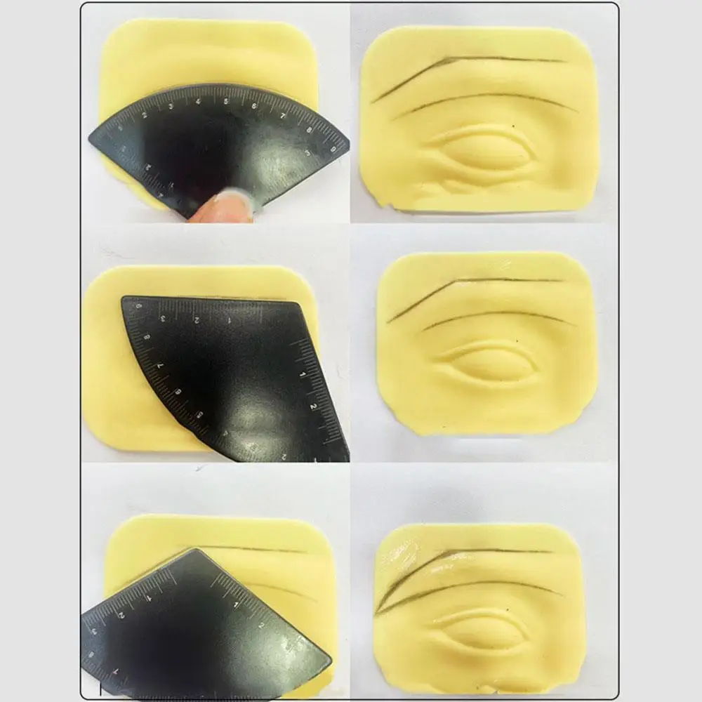 1 PC Brow Shaping Stencil Vrouwen Instant Brow Shaper Snelle Tekening Wenkbrauw Desgin Heerser Vormgeven Permanente Make-Up Draw Gids Heerser