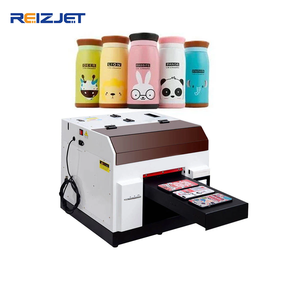 Best Price Flatbed UV Printer 6 Colors A4 Size UV LED Flatbed Printer Automatic Multifunctional Flatbed Printer