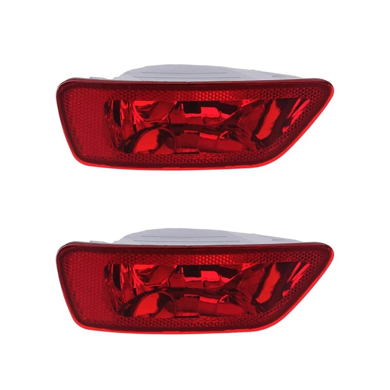 2X Rear Left Fog Lamp For Dodge Journey,Jeep Compass Grand Cherokee 11-16 Tail Bumper Lamp Fog Lights Rear Bumper Light