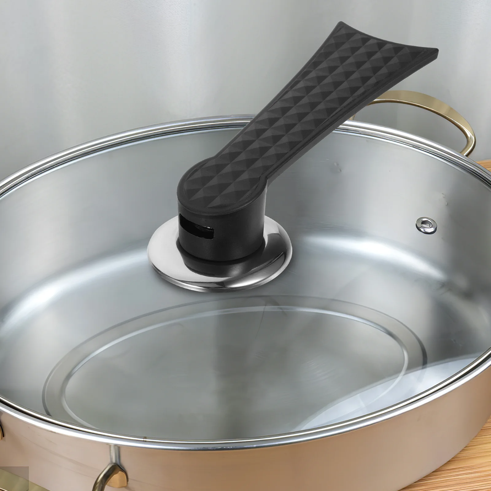 

Universal Pot Lid Handle Replacement Standing Heat Resistant Bakelite Pot Lid Grip for Pans Kitchen Pan Covering Handle