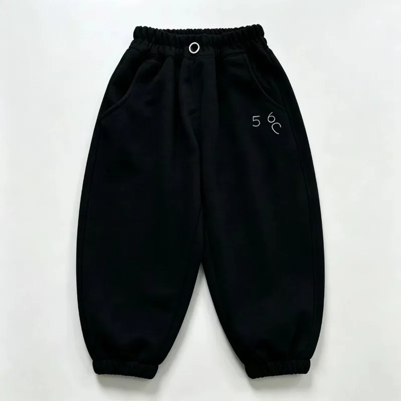 Bellbell Herbst-Jogginghose für Jungen, locker geschnitten, mit Buchstabenmuster, Kinder-Sport- und Freizeit-Hose, für Jungen im Alter von 2-10 Jahren, Teenager-Jungen, Hose mit elastischem Bund. – Detail 4