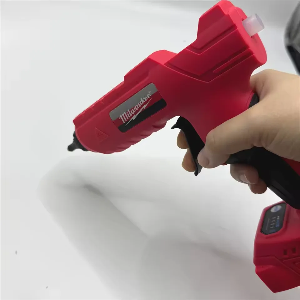 Milwaukee NOVÁ originální elektrická tavná lepicí pistole 18V Li-ion baterie DIY tavná lepicí pistole pro dekoraci obalů - náhled 6