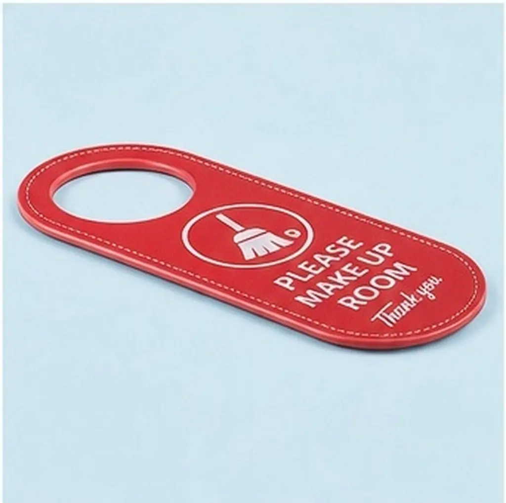 Double-Sided Door Hanger Sign Do Not Disturb Please Knock Room for Hotel Rooms Lounges Office Hanging