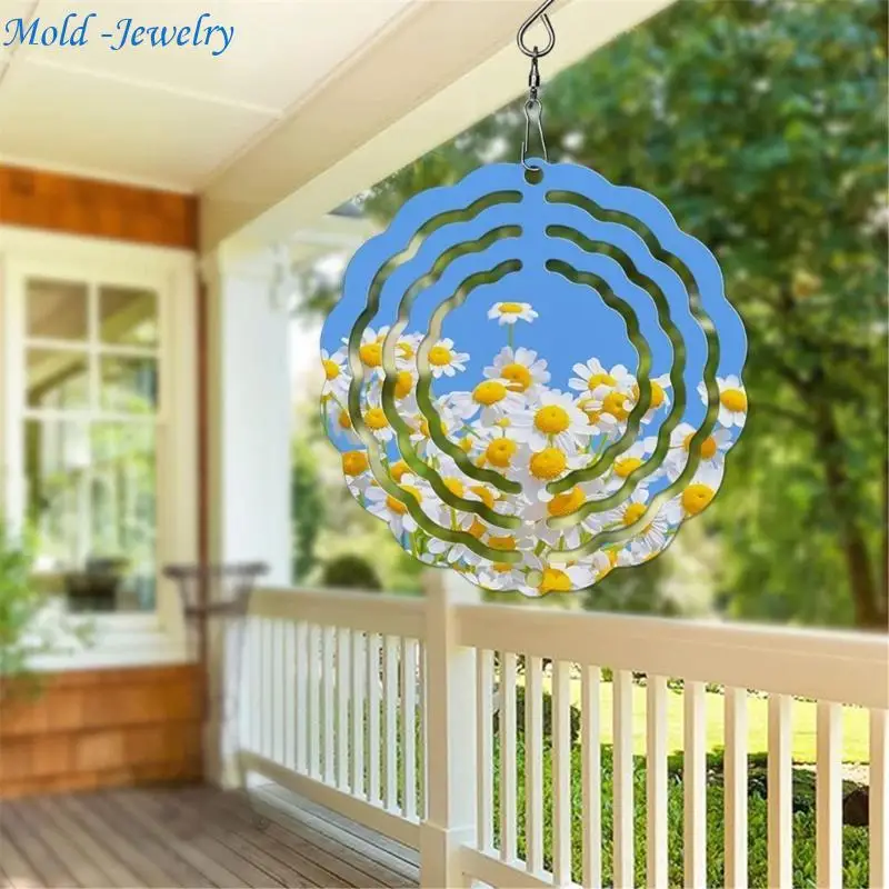 

69HB Elegant Sublimation Wind Chimes Hanging Charm For Distinctive Outdoor Ambiances
